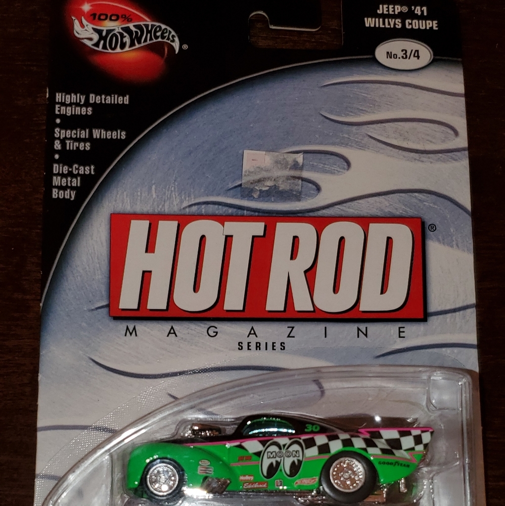 Hotwheels magazine series jeep 41' Willy's Coupe